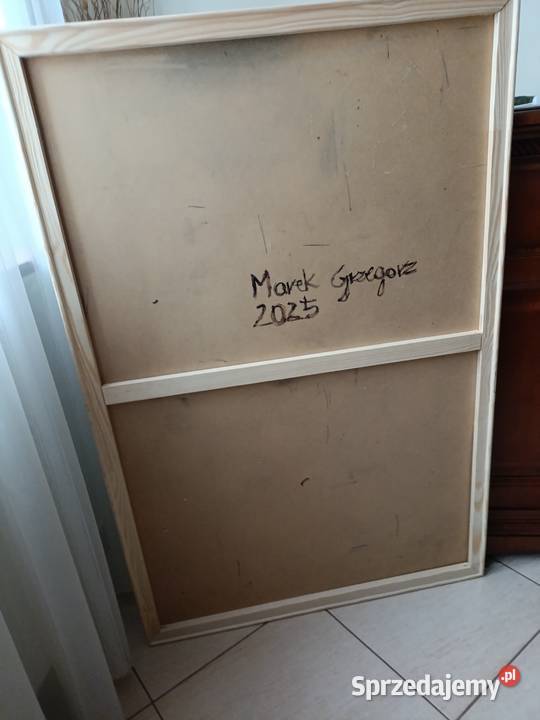 XXL duży obraz olejny Marek Grzegorz Whisper of Poznań