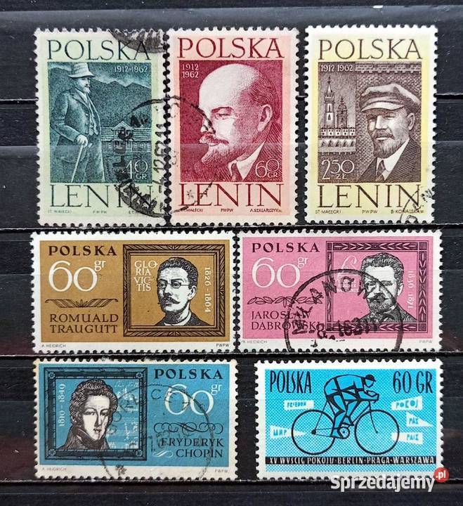 L Znaczki polskie 1962 II kwartał Leźnica Wielka-Osiedle