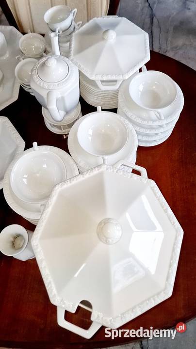Rosenthal Biała Mariaserwis obiadowy 12osób 99 lubelskie