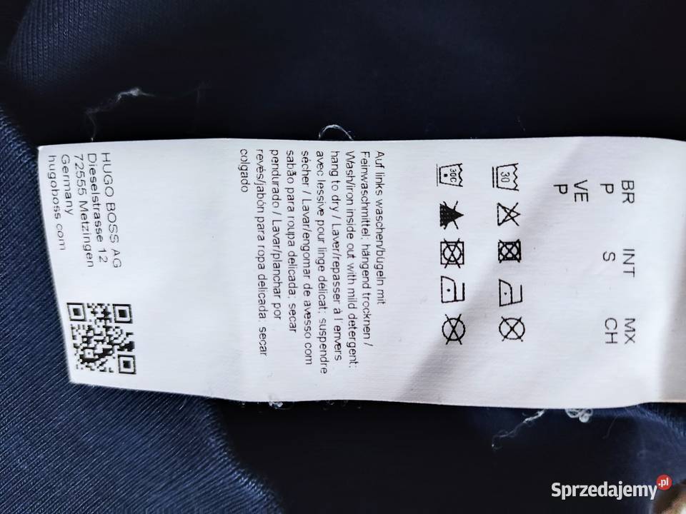 Bluza z kapturem Hugo Boss granatowo Odzież sportowa