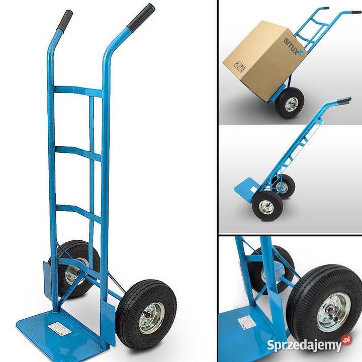 WÓZEK TRANSPORTOWY RĘCZNY MAGAZYNOWY 200 Koła Lubań