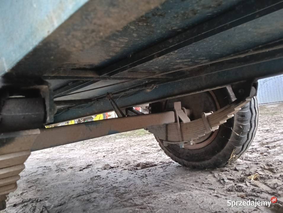 Przyczepa sadownicza z dokumentami solidna DMC nieuszkodzony warmińsko-mazurskie Sampława