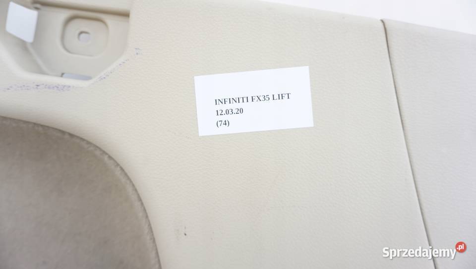 BOCZEK BAGAŻNIKA PRAWY LEWY INFINITI FX35 FX45 Nowy Tomyśl