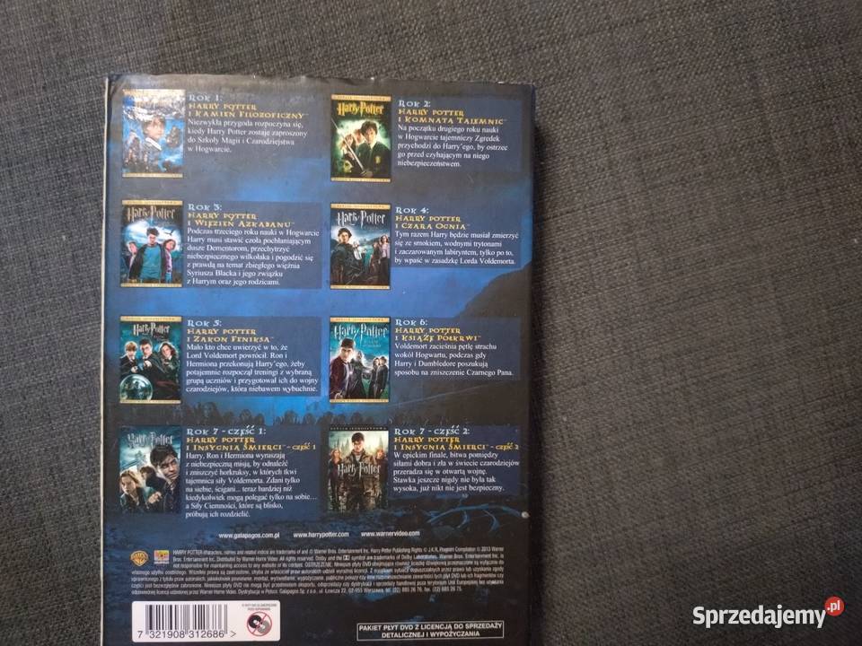 Harry Potter kolekcja DVD Poznań