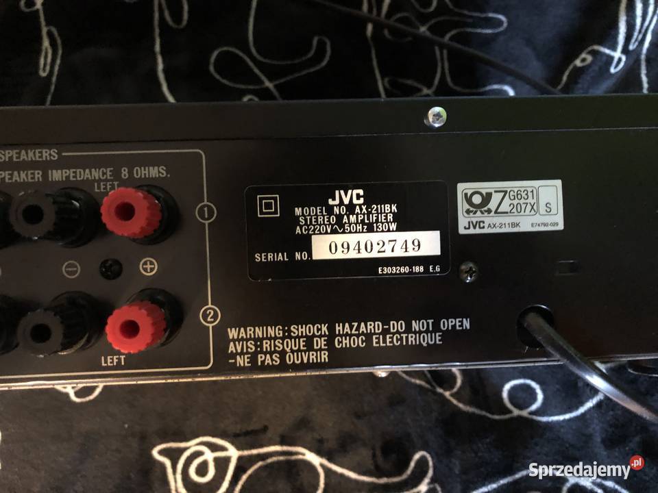 Wzmacniacz JVC AX211BK made in Japan Wzmacniacze i pokrewne sprzedam