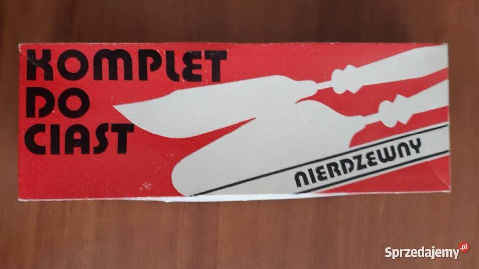 Zestaw do ciast łopatka i nóż nierdzewne Wrocław sprzedam