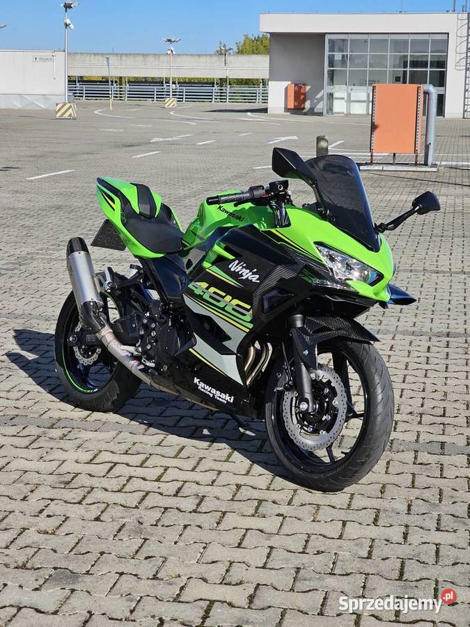 Kawasaki Ninja 400 carbon akrapovic perfekcyjny