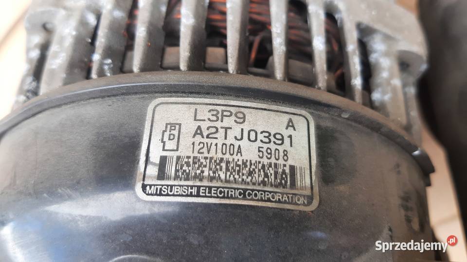 alternator Mazda 6 0207 20 16V L3P9 A2TJ0391 Dębno