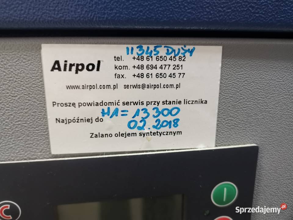 Sprężarka śrubowa Airpol 7 Rzeszów