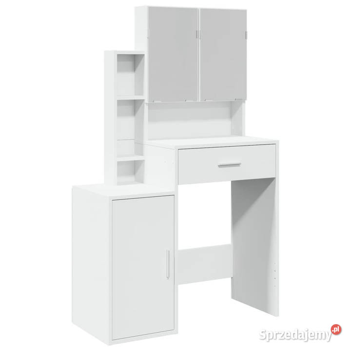 Toaletka z szafką biała 80x35x132 WM848234 Warszawa