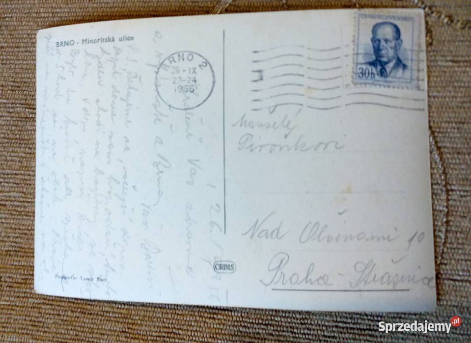 BRNO WIDOK NA STARE MIASTO I KOŚCIOŁY Piszczac