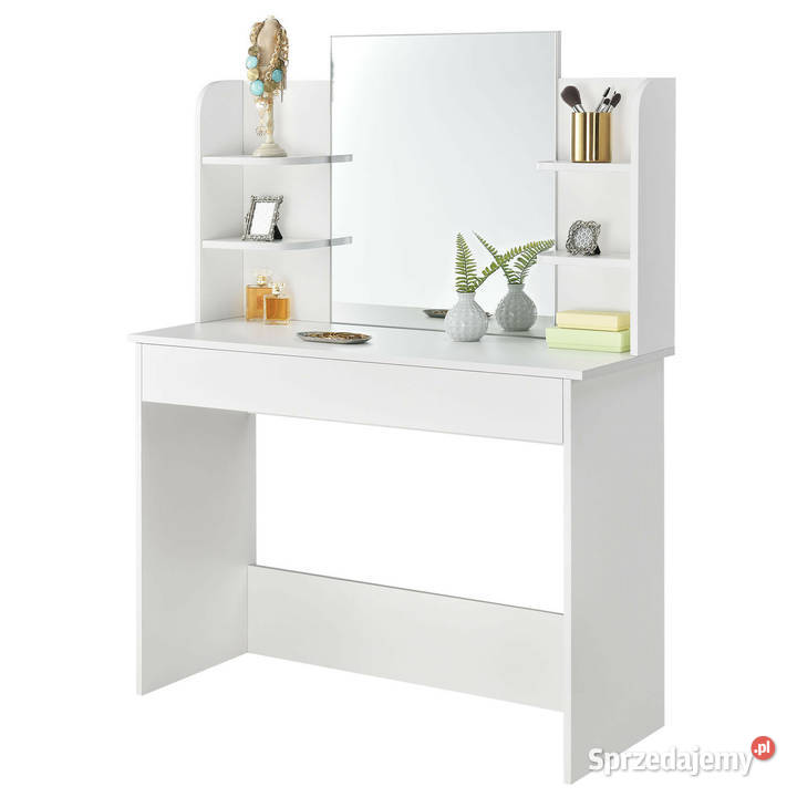 Toaletka kosmetyczna nowoczesna duże lustro