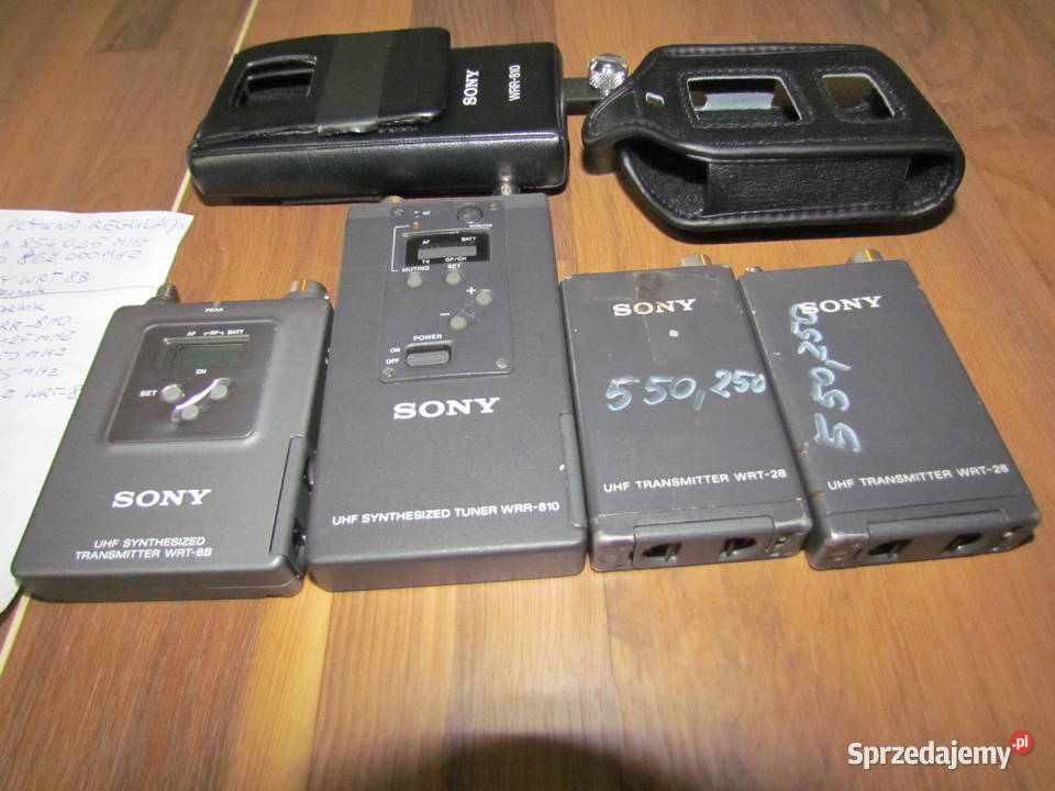 Nadajniki Odbiornik Sony WWR810 WRT8B WRT28 Świętochłowice