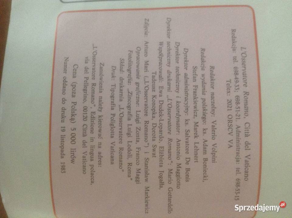 Druga podróż Jana Pawła II do Polski 1623 Opole sprzedam