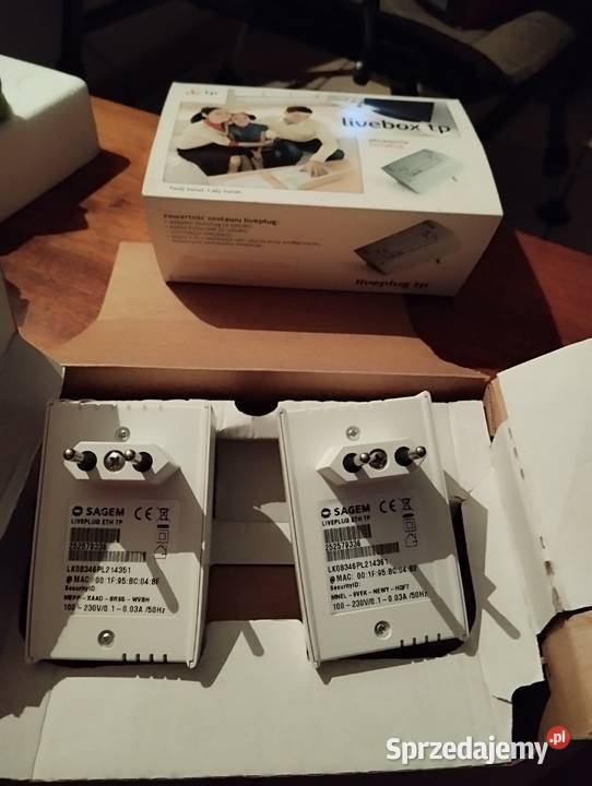 Sprzedam to Livebox tp akcesoria liveplug Tuczempy