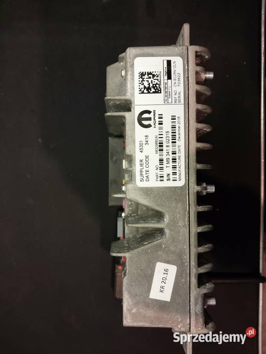 DODGE RAM 1500 LIMITED MODUŁ RADIA 68329882AI  RADIO MULTIMEDIALNE V GENERA