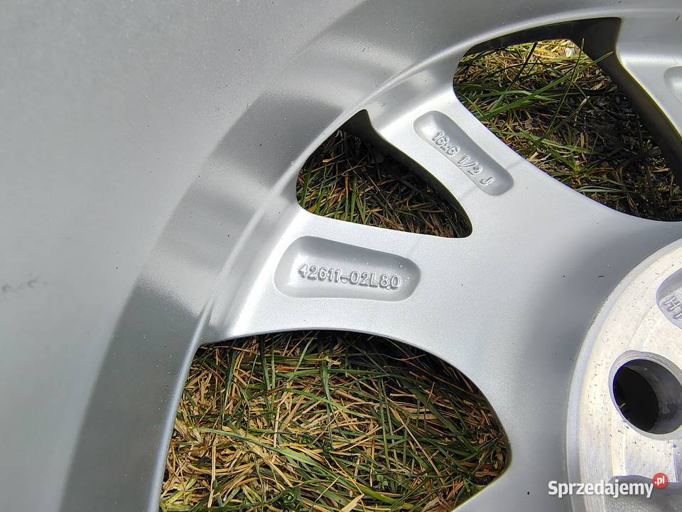 Felga aluminiowa AURIS Toyota OE 16 5x1143 65 Kadzidło