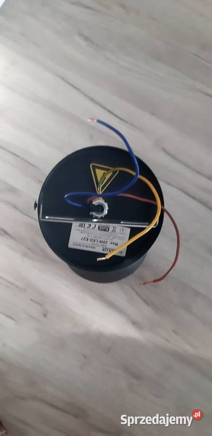 Lampa loftowa czarna małopolskie Kraków sprzedam