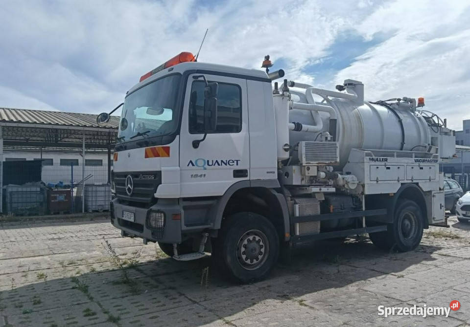 Mercedes ACTROS 1841 4X4 WUKO Muller Vacumaster Skępe sprzedam