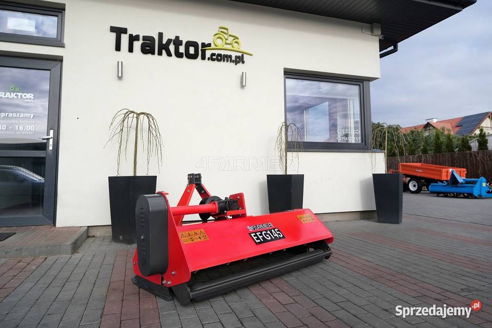 Kosiarka bijakowa EFG 135 4FARMER czerwona nieuszkodzony Tajęcina