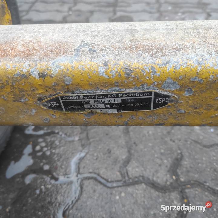 Przyczepa baza z hamulcem najazdowym towarowe Bydgoszcz