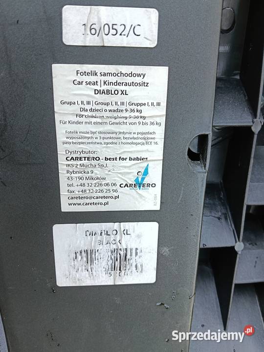 Fotelik samochodowy Caretero Imielin