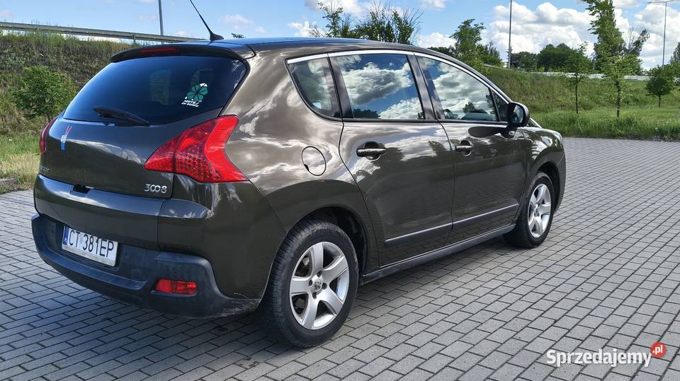 Peugeot 3008 20 HDI 163 skóry panorama 2009r 291000km kujawsko-pomorskie Toruń