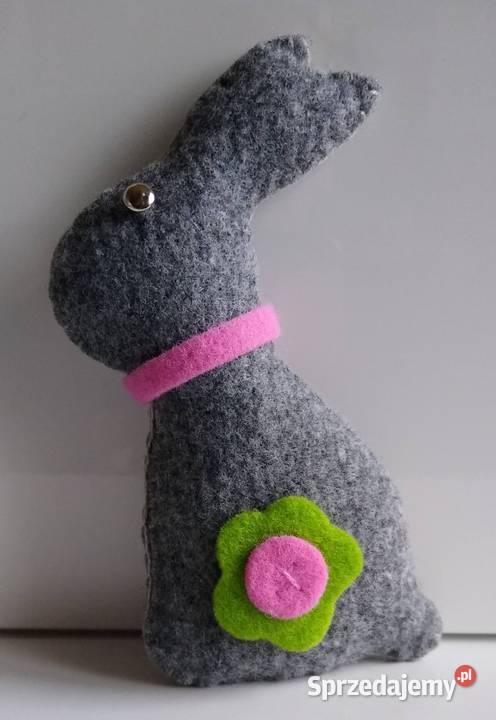 Zając Zajączek Wielkanoc Filc Handmade Rękodzieło Gdańsk sprzedam