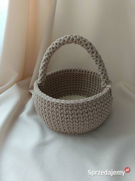 Koszyk wielkanocny 23 handmade szydełko Rzeszów