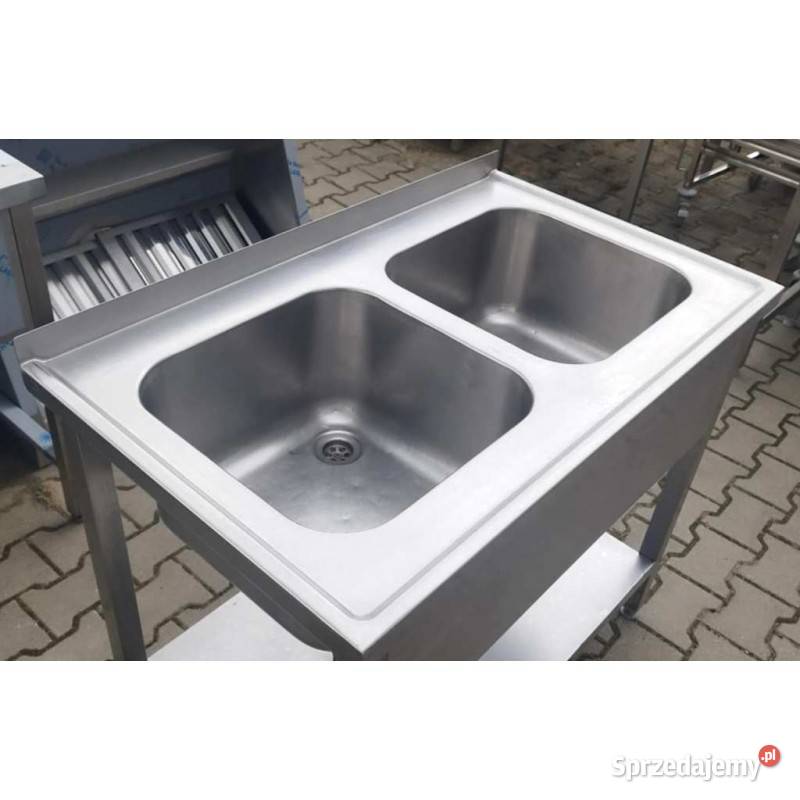 Zlew 2 Komorowy Z Półką 1006085 Nowe Skalmierzyce sprzedam