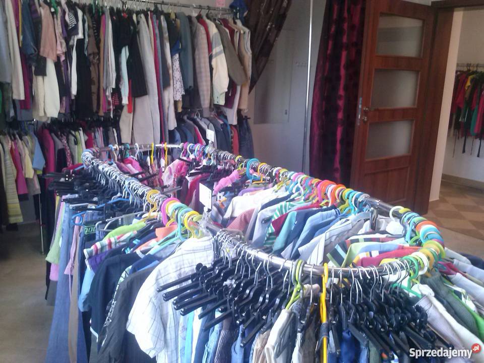 kompletne wyposażenie sklepu z odzieżą uzywaną mazowieckie Czosnów