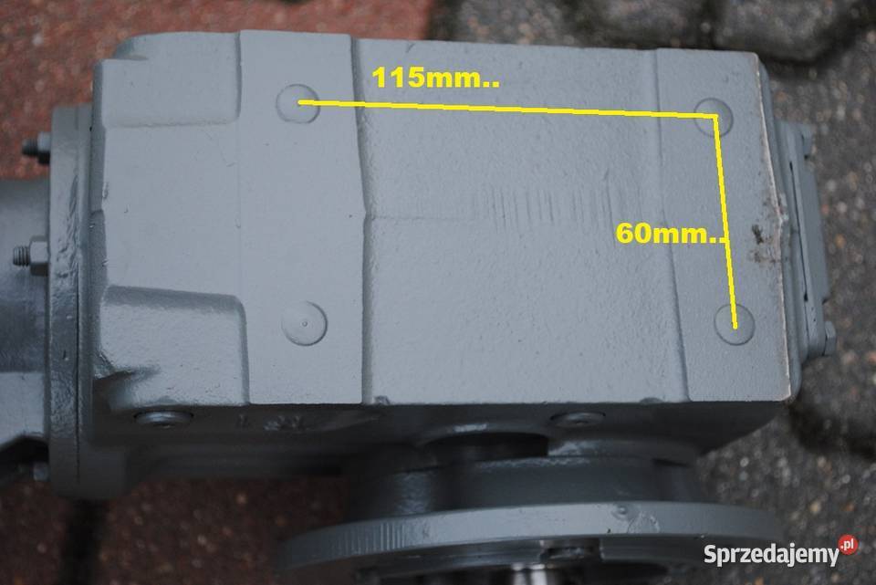 Motoreduktor kątowy 075kw z regulacją 42212obr