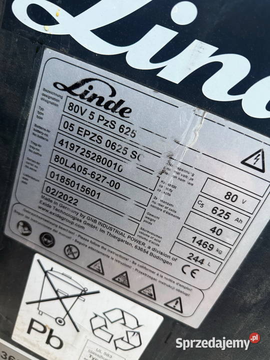 wózek widłowy elektryczny LINDE E25L 34 sekcja Działoszyn sprzedam