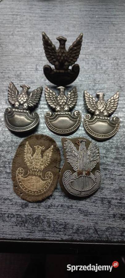 Przypinki wojskowe LWP z PRLu wielkopolskie