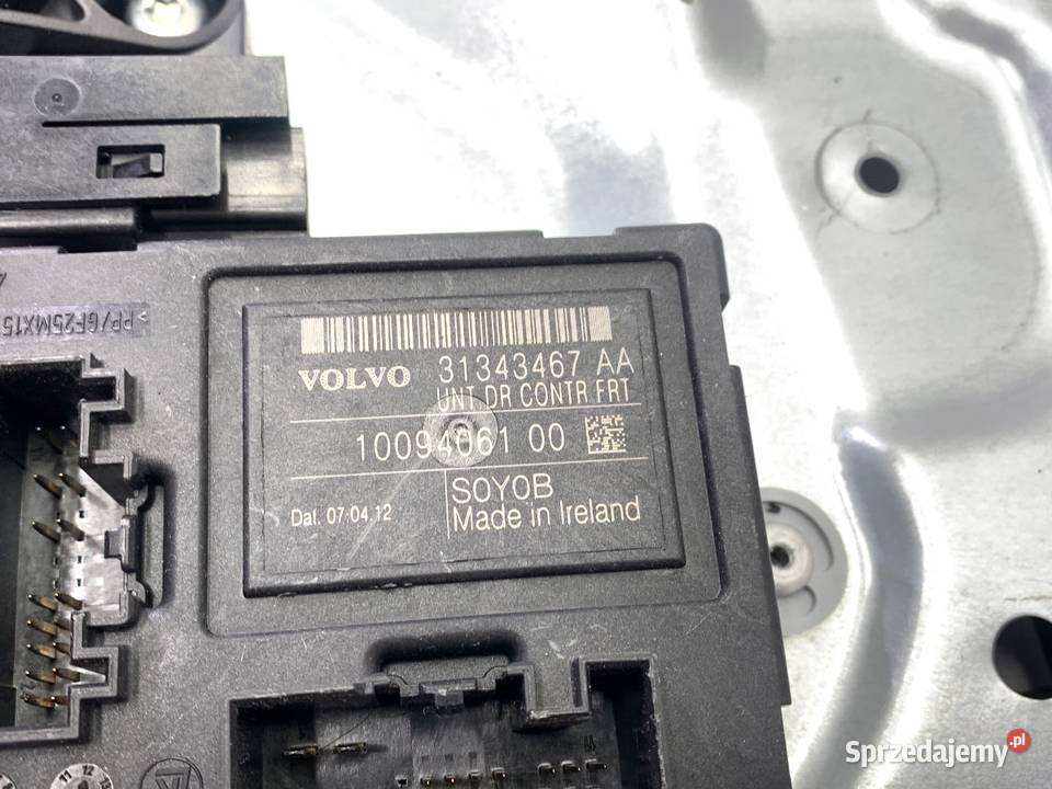 PODNOŚNIK SZYBY PRAWY PRZÓD VOLVO S80 II