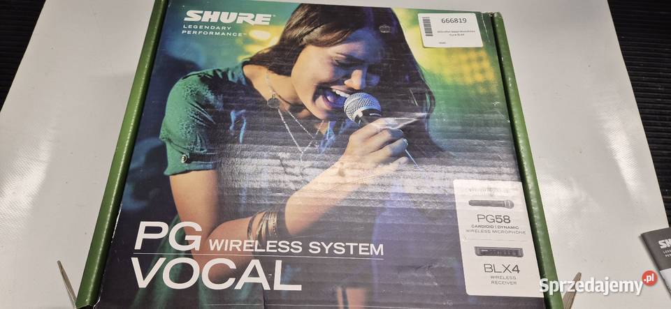 Shure BLX24PG58 mikrofon bezprzewodowy Konin sprzedam