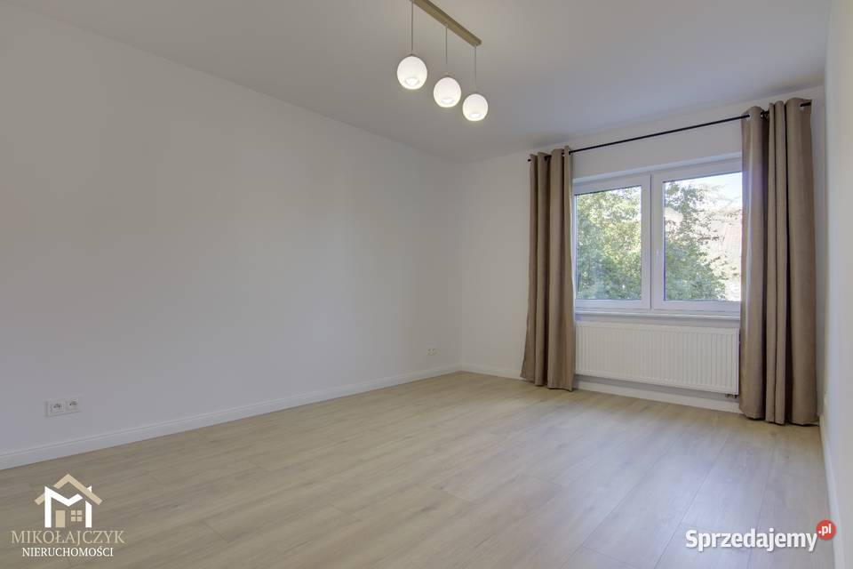 3 pokoje parter 56 m2 ogródek cegła Bartoszyce