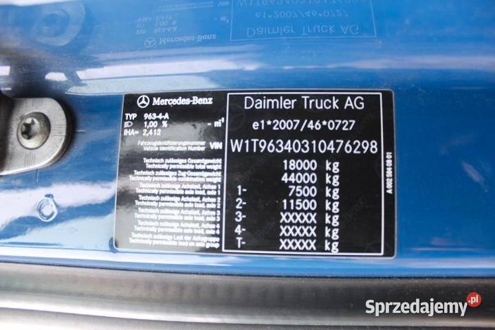 Ciagnik Eur 6 Mercedes 1853 tez leasing Warszawa