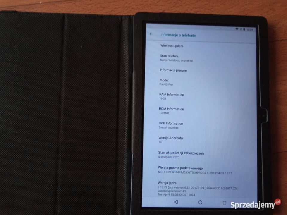 Tablet Pad6S Pro 1TB16GB 1000GB