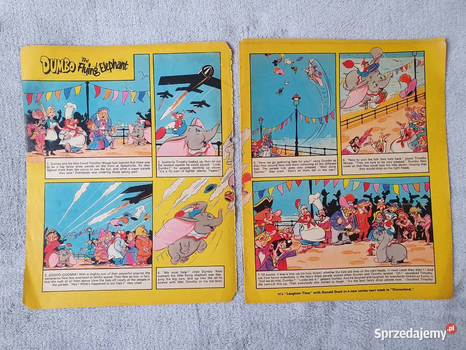 Disneyland komiks w jęz angielskim z 1973 roku Gdynia