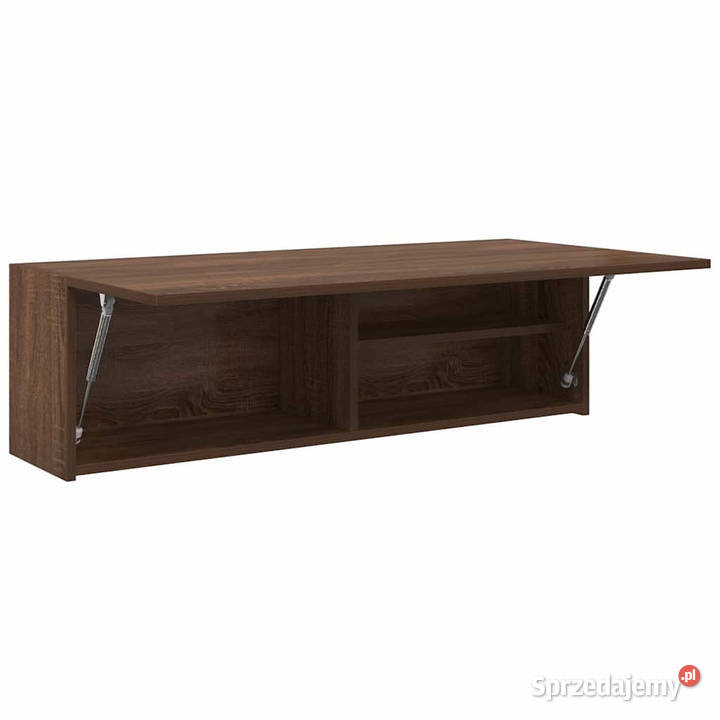 Wisząca szafka łazienkowa brązowy dąb 100x25x30 mazowieckie Warszawa