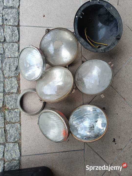 Lampy reflektory PRL części reflektor Zelmot Bielsko-Biała