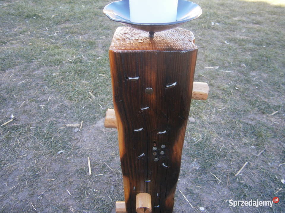 świecznik ze starej belki mazowieckie