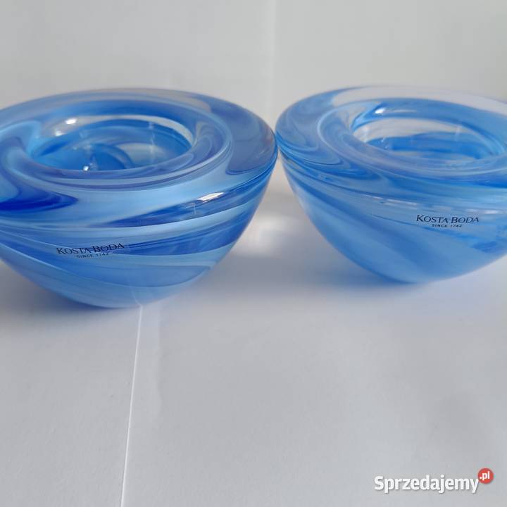 Kosta Boda świeczniki Gryfino