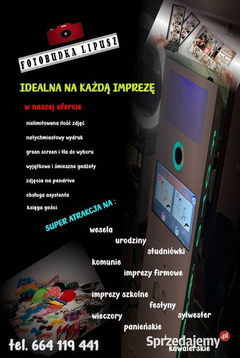 Fotobudka na każdy event Kościerzyna