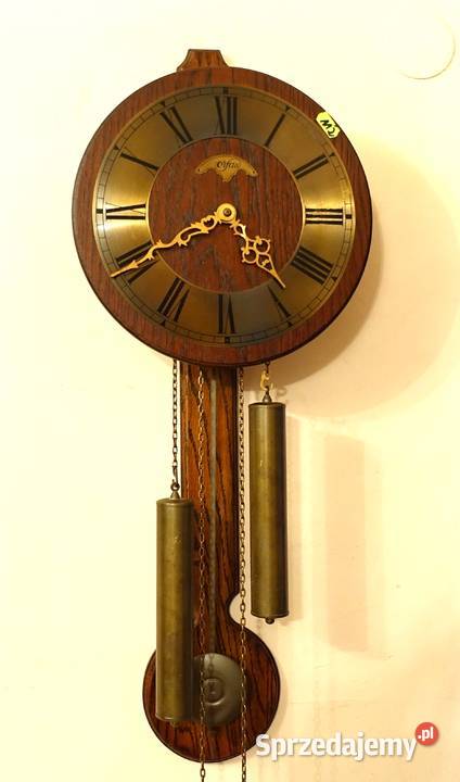 Zegar ścienny Orfac odważnikowy dębowy112 Płock