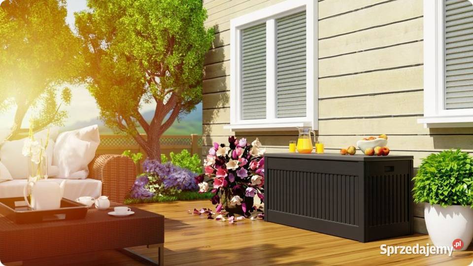 Skrzynia ogrodowa kufer 270 l Ogród Bielsk Podlaski