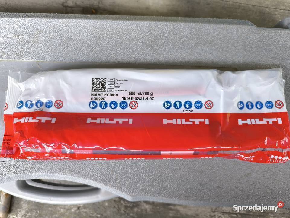 HILTI Kotwa chemiczna żywica iniekcyjna HITHY Tarnobrzeg sprzedam