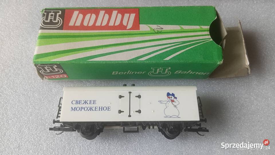 Wagon chłodnia Świeże Lody Ukraina Tillig TT Kraków