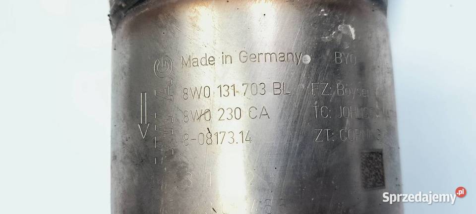 TŁUMIK AUDI A4 B9 QUATTRO 8W0254452P 8W0131703BL osobowe Lipno